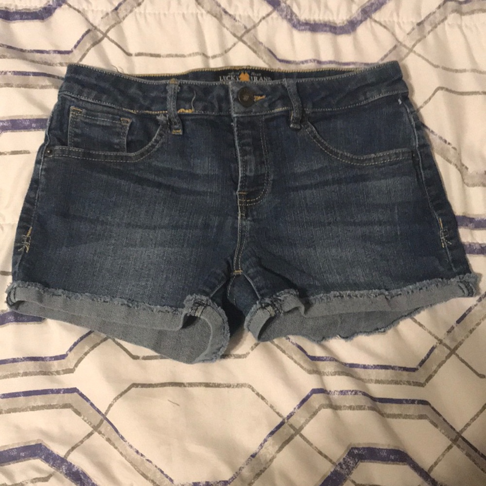 Denim shorts